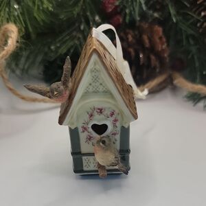 Bradford Editions Primrose Perch Ornament Collection Vintage 90s
